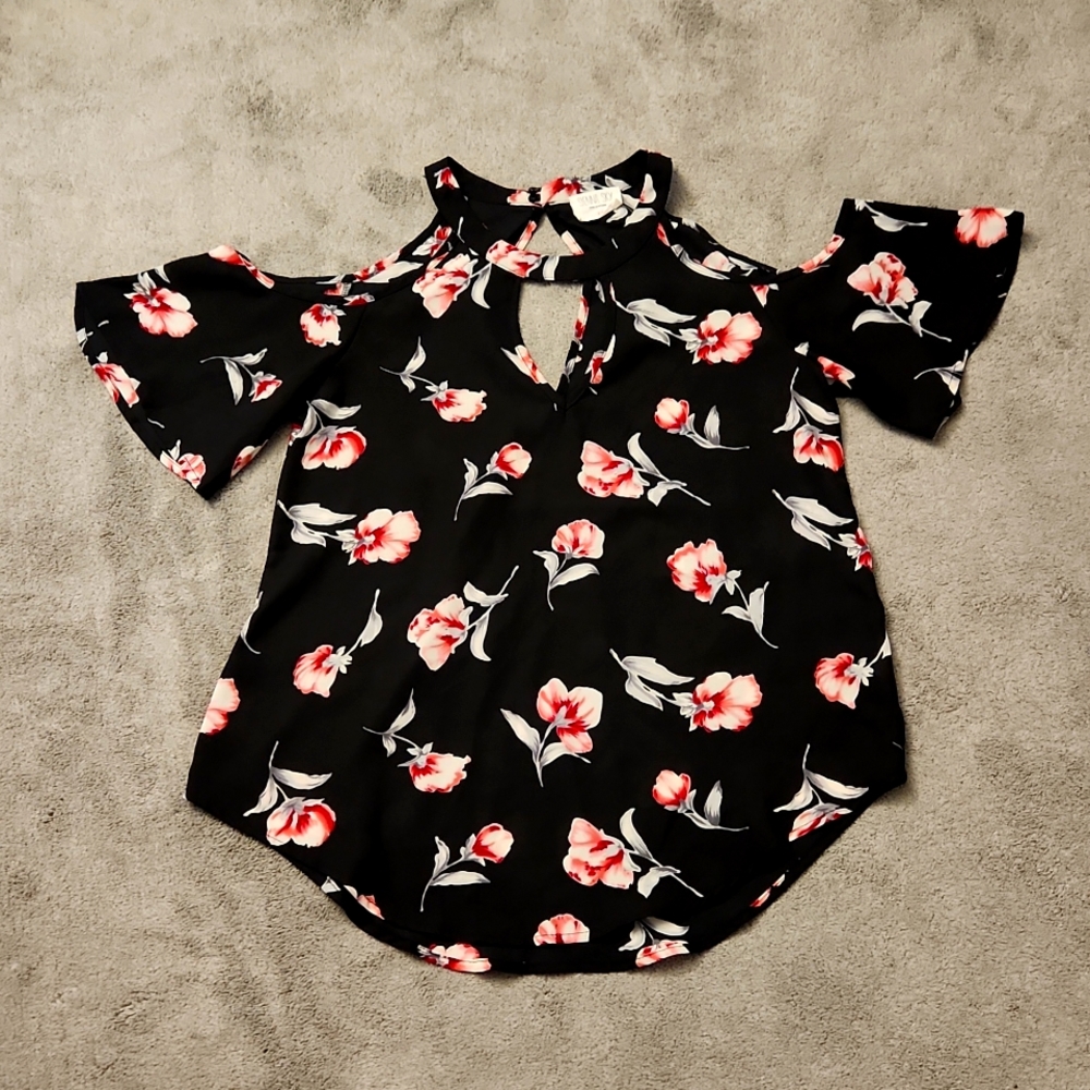 Sienna Sky Cold Shoulder Blouse